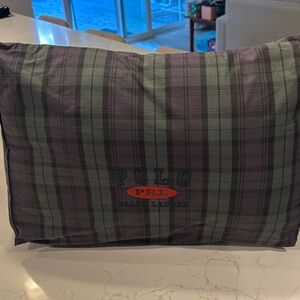 Polo by Ralph Lauren Plaid Pillow - Green and Purple